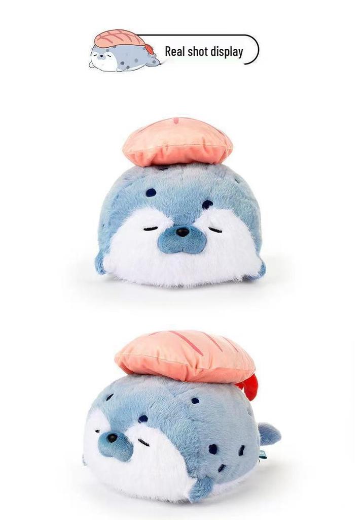 Creative Sushi Otter Plush Pillow - Seal Nap Companion for Kids