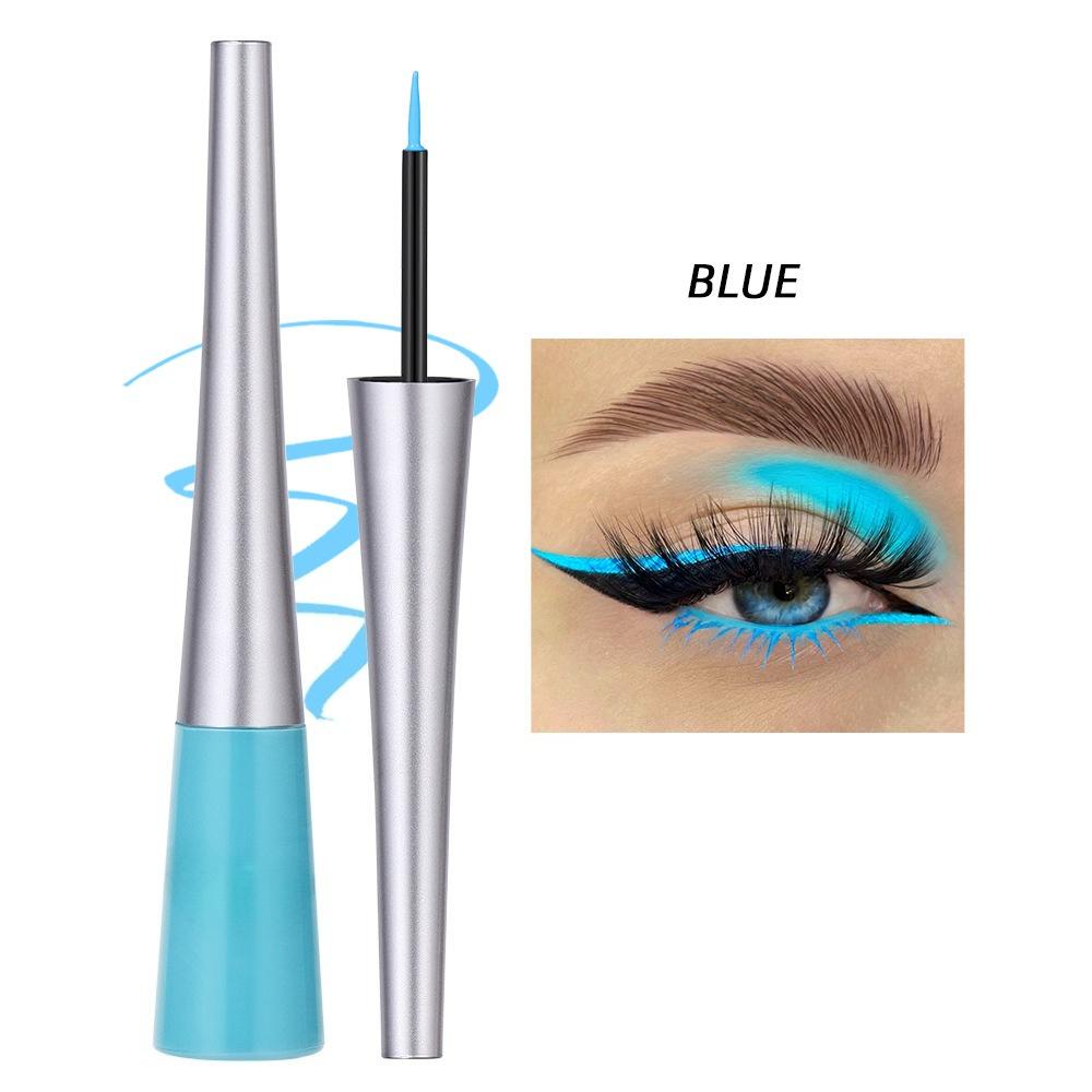 Подводка для глаз Жидкая подводка-карандаш Цветная подводка Жидкий макияж Водостойкая и быстросохнущая 12-цветная жидкая подводка-карандаш