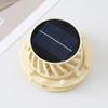 USB Rechargeable Solar Fan with Detachable Accessories - Pressure-Sensitive Motor for Strong Wind Power