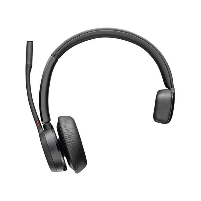 Micro casque avec et sans fil Poly Voyager 4310 M UC Bluetooth Noir + câble USB A vers USB C + dongle BT700