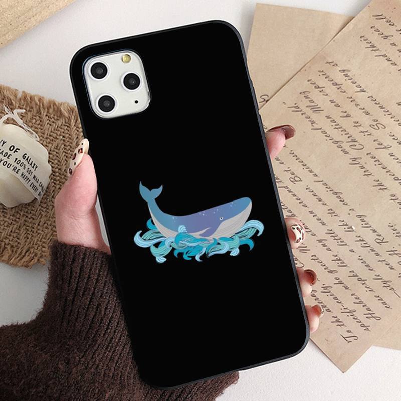 

MaiYaCa Океан Большая Рыба Кит Чехол для телефона для iPhone 11 12 13 mini pro XS MAX 8 7 6 6S Plus X 5S SE 2020 XR чехол 13 Pro Max
