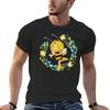 Maya The Bee with Flowers T-Shirt Sweat Shirts Funny T Shirts Funny T Shirt Boys Animal Print Shirt Black T-shirts for Men