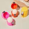Egg Shell Opener with Heart Egg Ring Handheld Kitchen Egg Tool Egg Shell Cutter for Hard Boiled Eggs Easy Cracking Peeling