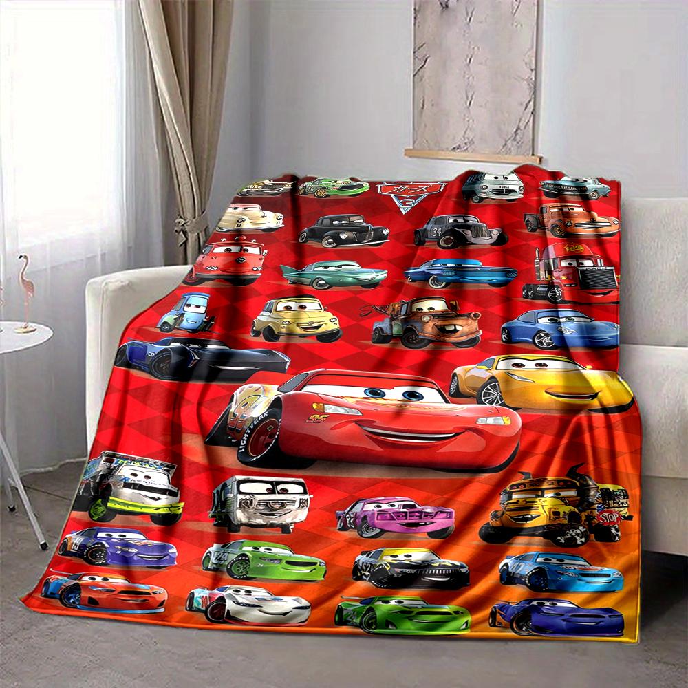 1Pc Cars Movie Characters Blanket Soft And Comfortable Casual Warm Camping Travel Christmas Halloween Xmas Gift M928723