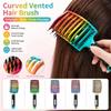 Hair Styling Comb for Volume and Lift Long Hair Curling Massage Scalp Cleaning Detangling Wide Tooth Hairbrush for Women and Home Use