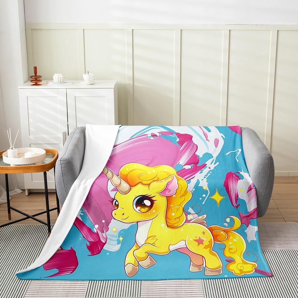 Tai Chi Flannel Throw Blanket for Kids Yin Yang Art Design Black and White Minimalist Plush Blanket Soft Fuzzy AllSeason Bed Bla