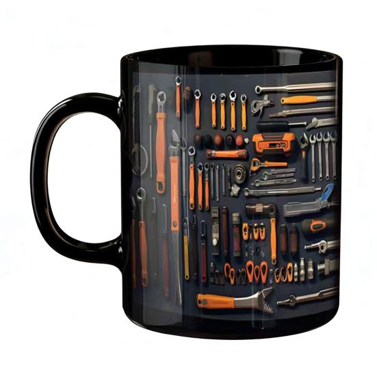 Hrnček mechanika Keramický Vtipný hrnek na kávu pro mechaniky a garážové nadšence Originální dárek pro manžela, tátu