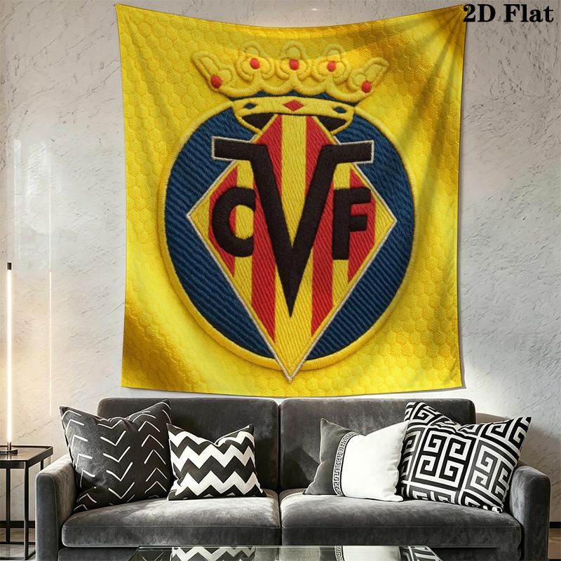 Villarreal Wall Tapestry Aesthetic Wall Hanging Printed Fabric Blanket Decorative Tapestries for Bedroom Living Room Home Decor