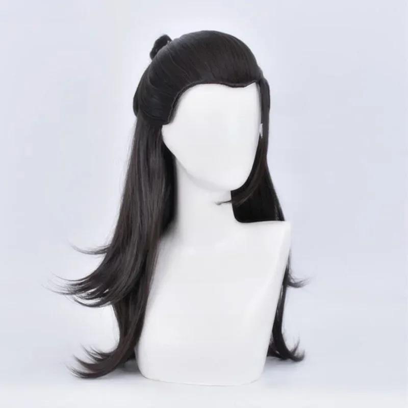 Anime Getou Suguru Cosplay Wig Geto Suguru Wig Jujutsu Kaisen Cosplay Long Black Heat Resistant Synthetic Hair Wigs