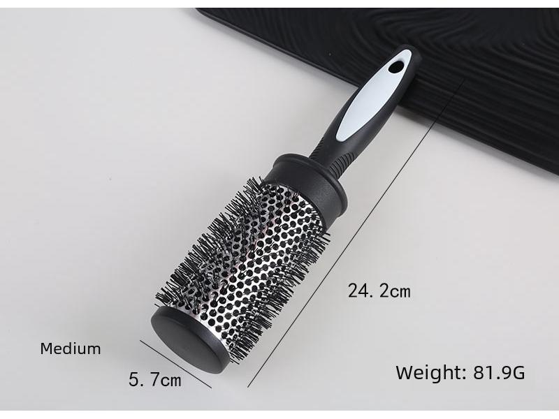 Lockenkamm aus Nylon mit Thermo-Aluminiumrohr