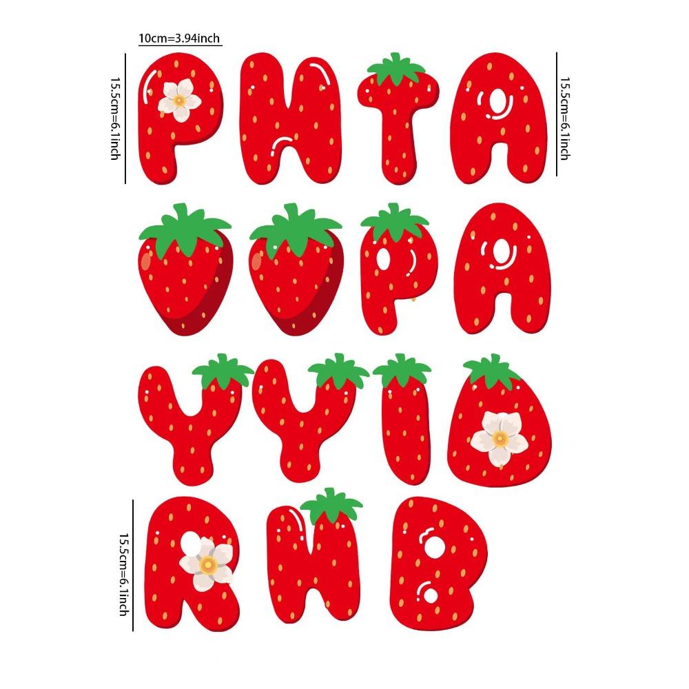 1 Set Strawberry Theme Banner for Home Festival Party Birthday Decorations