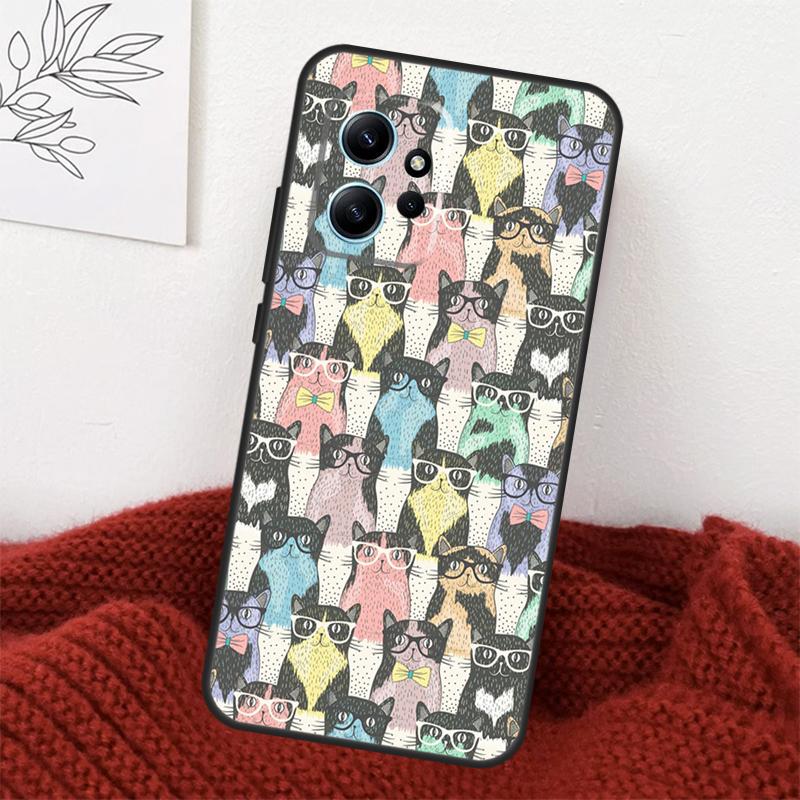 Funny Cat Collage Case For Xiaomi Redmi Note 13 9 10 11 12 14 15 Pro Plus Cover For Redmi 15 C 12C 13C 14C 10C