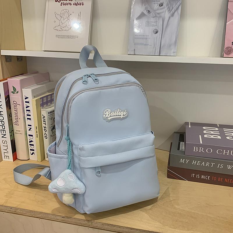 School bag female college student small fresh girl versatile spring outing going out backpack lightweight junior high school student class backpack