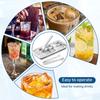 2Pcs Stainless Steel Ice Cube Trays with Lever 18/8 Metal Freezer Mold 18 Slots Reusable Bar  Kitchen Cocktail Ice Maker with Clips