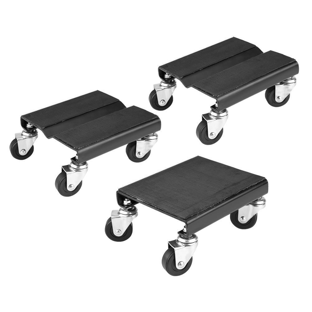 3Pcs Tire Car Dolly Auto Repair Snowmobile Moving Dollies Set 1500lbs Capcity