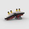 Mini Titanic Sank Ship Model Break In Half Building Blocks Bricks Boat Kit Construcrion Sets Gift Adult Children