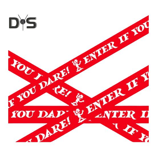 

Предупреждающая лента на Хэллоуин, наружная линия предупреждения об опасности, украшение, подвесной баннер на окно, страшный дом с привидениями, реквизит, товары для вечеринок 9M