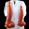 PVC Large Dildo Butt Plug with Suction Cup Threaded Anal Beads Anal Dildo Fisting Realistic Penis