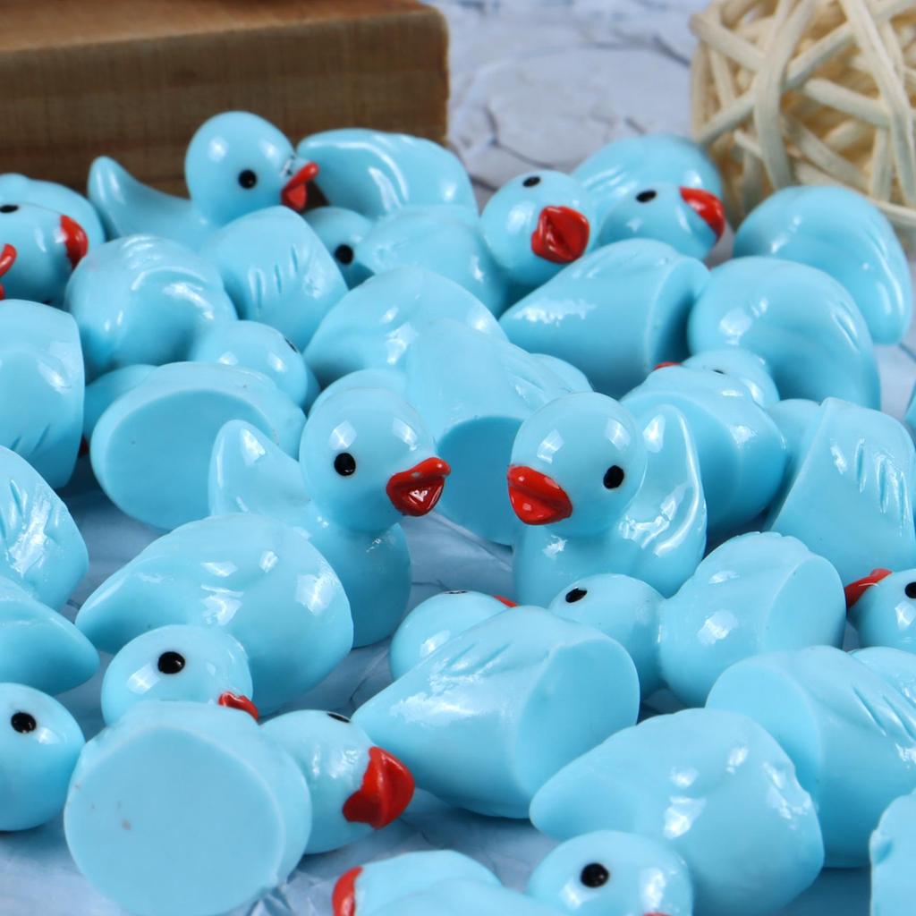 DIY Yellow Duck Resin Accessories for Micro-Landscapes