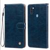Vintage Crazy Horse Texture PU Leather Flip Wallet Phone Case for Samsung Galaxy A11 Card Holder Kickstand Shockproof Protective Cover