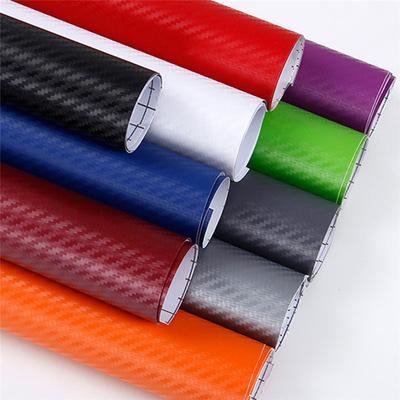 152/127cm Colorful 3D Carbon Fiber Vinyl Car Wrap Sheet Roll Film Car Sticker Car Decal Car Styling Car Accessories