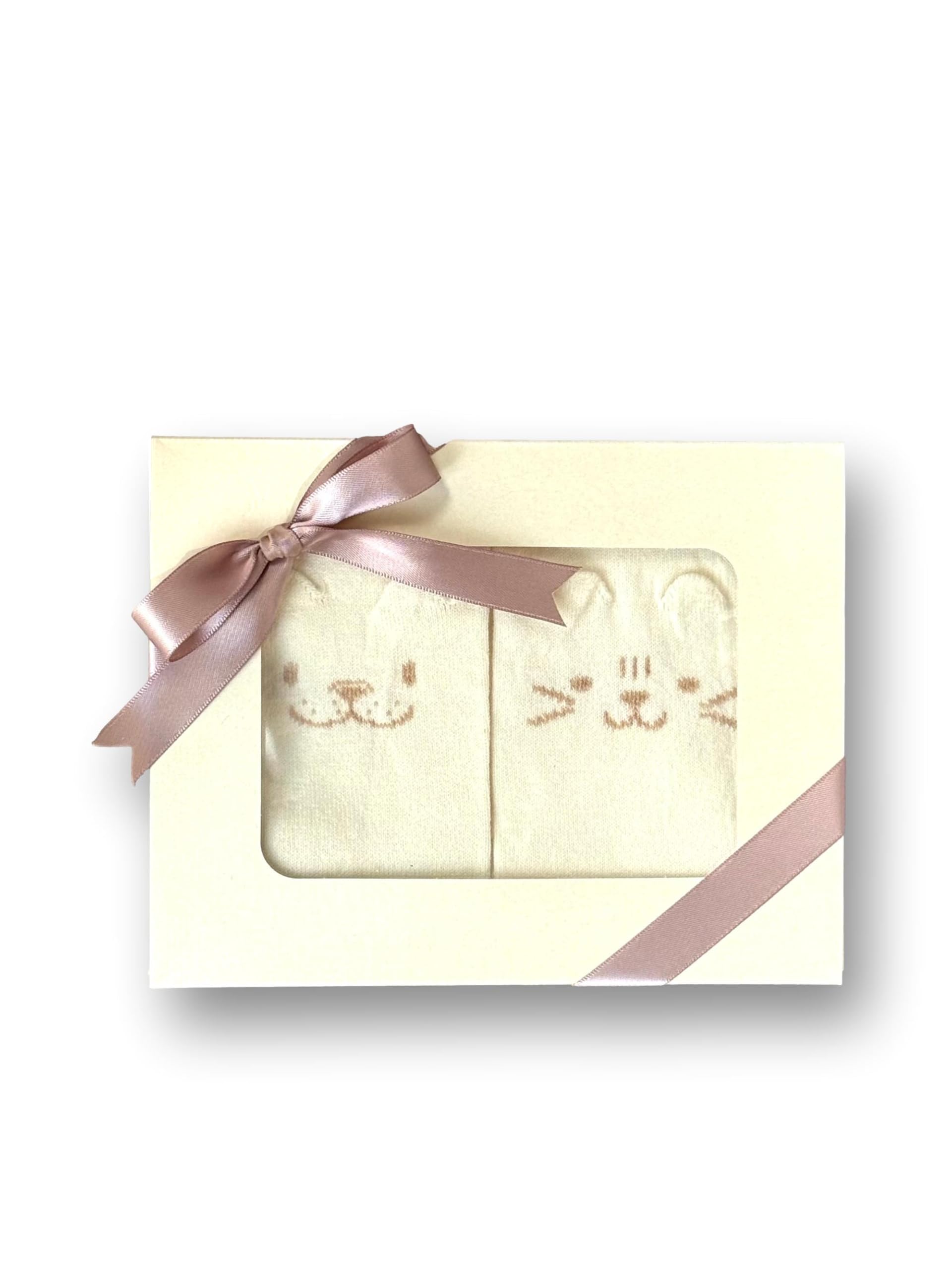 

Livelively Baby Leg Long Gift Made in Organic Cotton Baby Shower Baby Small Gift Warmers, Type, Packaging, Japan, Cotton, Unisex, 30x9cm, (Dog/Cat