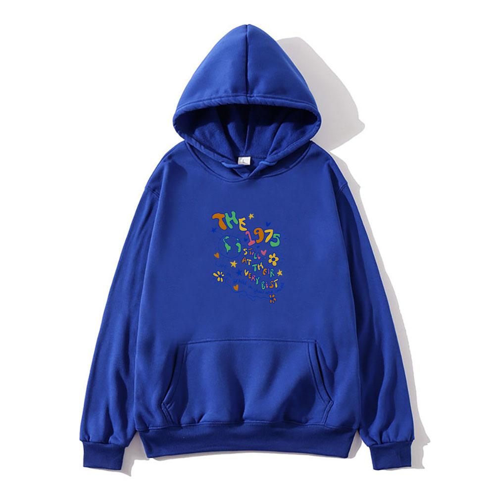 The 1975 Hoodies for Winter Hooded with Pocket Sweatshirt Funko Pop Fashion Grunge Printing Clothing Sudaderas