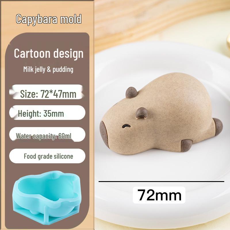 In-Stock Silicone Sheep Mousse Mold - 3D Cartoon, Food-Grade, Cute & Creative Design