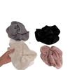 Soft Pleated Chiffon Flower Banana Hair Clips Anti Slip Holder Elegant Hair Clamp Women Daily Wedding Party Hair Accessories