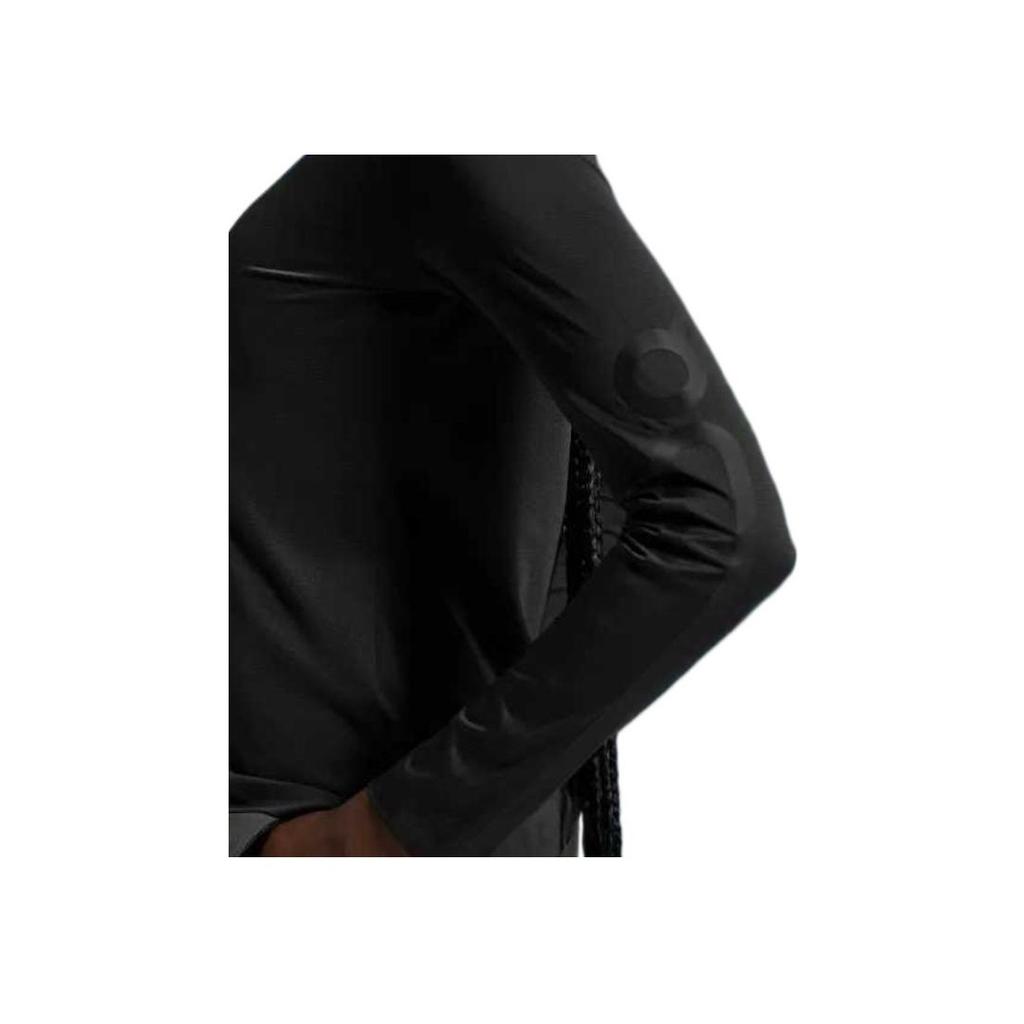 On Core Lg-T Ik Warm Comfortable Soft Lg Sleeve T-Shirt Women Tops Black 1WE30480553