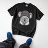 Koala Wearing Beanie T-Shirt, Cute Animal Tee, Koala T Shirt, Vintage Koala Graphic Tee, Australian Animal Top, Retro Forest Animal Shirt
