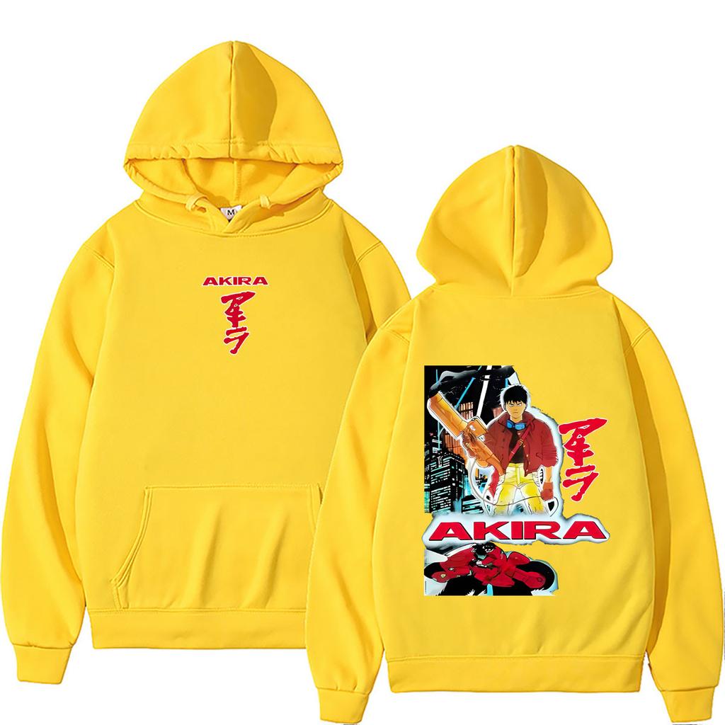 Japanese Science Fiction Cartoon Movie Anime Akira Shotaro Kaneda Hoodies Male Casual Sweatshirt Fashion Pullover Hoodies