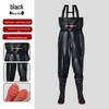 Heavy-Duty Waterproof Overalls: Thick, Wear-Resistant Half-Body Waders for Aquaculture.