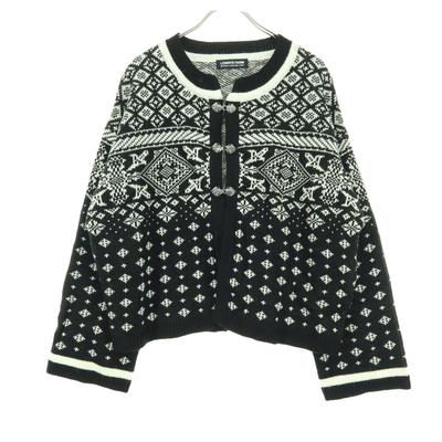 Kosmetické produkty LOWRYS FARM Vzor Fair Isle Dlouhý rukáv Severský kardigan Dámský Použitý