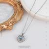 Collana da Donna Collana Farfalla Amore Rotante Accessori Versatili da Donna