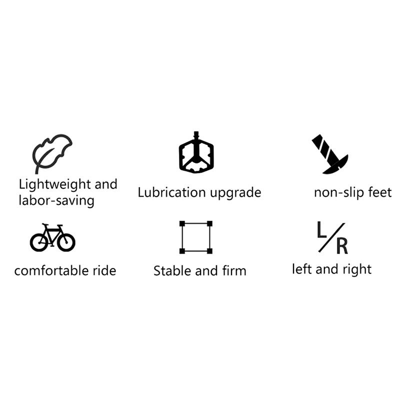 Bicycle Pedals Sealed Du Bearing Nonslip Pedal Mountain Road Bike Cycling Alloy