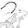 Rear Seat   Tail   and Frame Pipe with Brake Turn Signal Taillight Fit for  