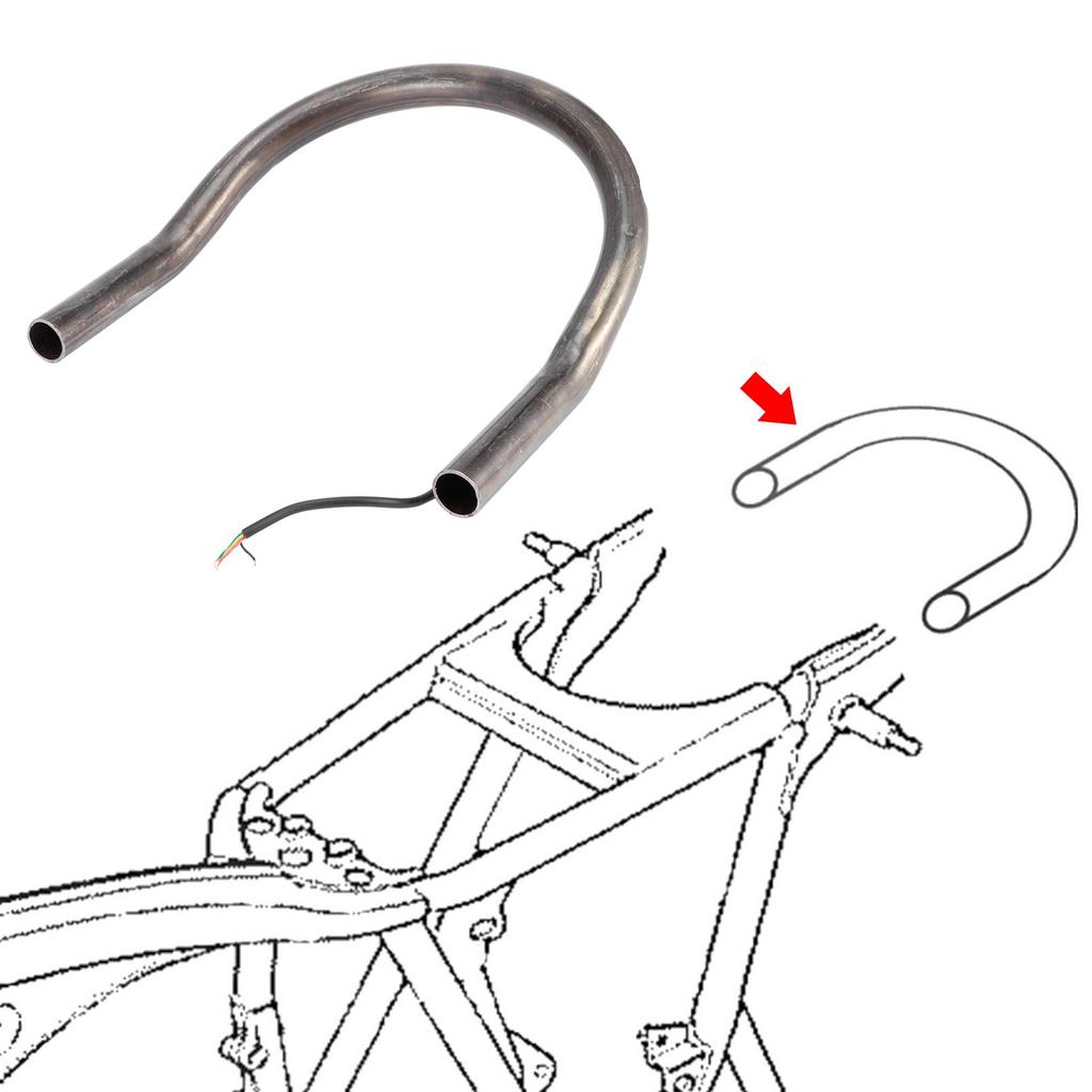Rear Seat   Tail   and Frame Pipe with Brake Turn Signal Taillight Fit for  