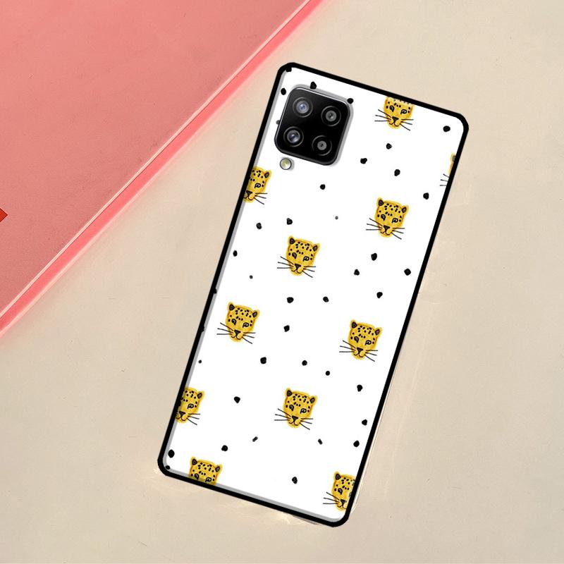 Tigers Cheetah Print Case For Samsung Galaxy A33 A22 A32 A52 A15 A16 A05 A26 A36 A56 A53 A13 A34 A54 A14 A35 A55