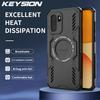 KEYSION Hollow Heat Dissipation Case for OnePlus 15R Silicone+PC Magnetic Cooling Shockproof Phone Cover for OnePlus 1+ Ace 6 6T