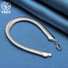 925 Sterling Silber 10 mm seitlicher Schlangenketten-Armbandschmuck