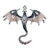 Winged Dragon Brooch Retro Colorful Dragon Brooch Pin Decorative Alloy Lapel Pin Clothes Accessory for Backpack Hats Jackets Decoration