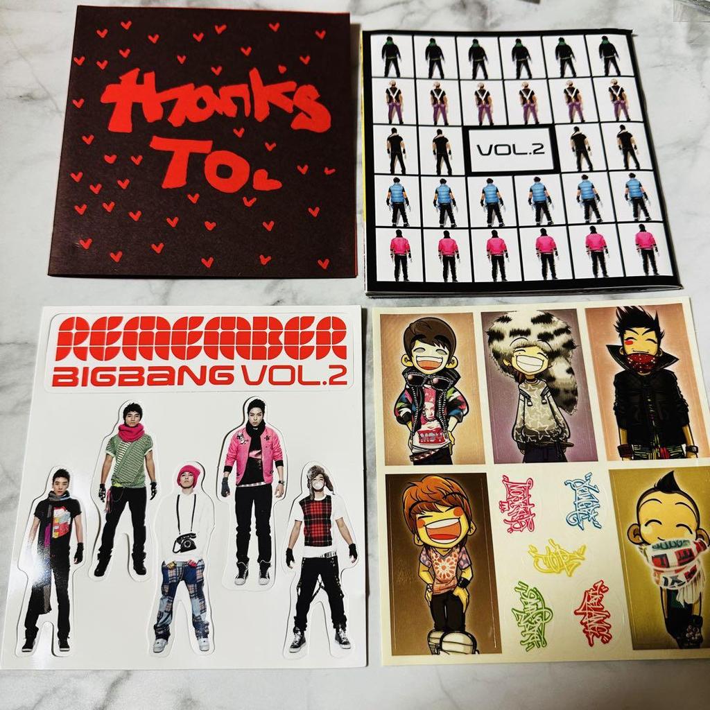 [USED] BIGBANG VOL 2 REMEMBER Korean CD with Bonus