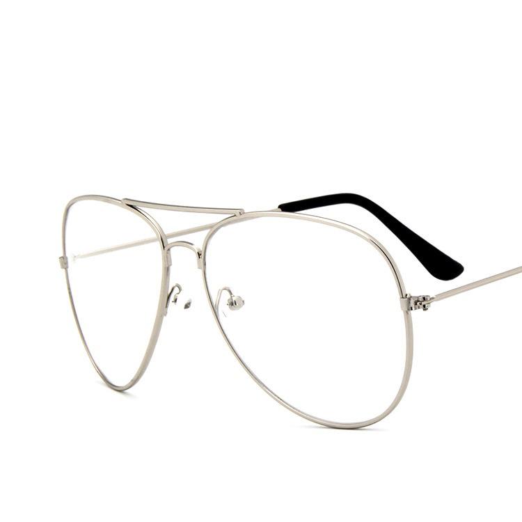 oversized clear aviator glasses