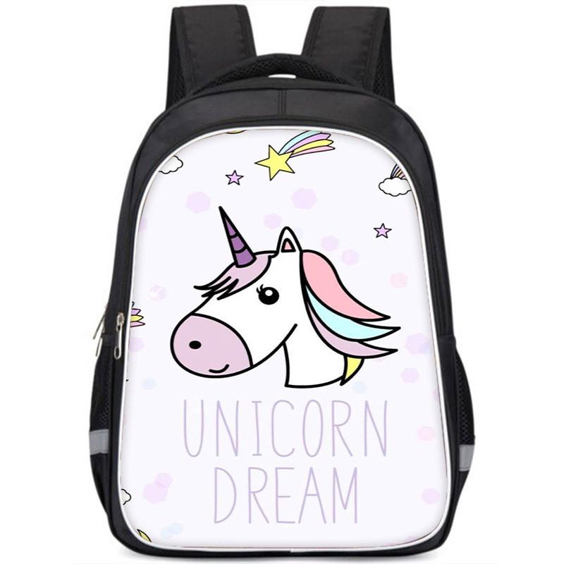Unicorn Backpack For School Large Capacity Lightweight Design For Boys And Girls