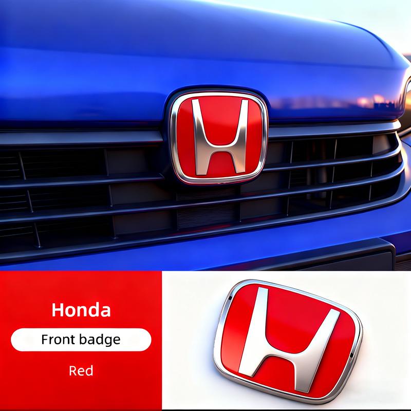 Honda Car H-Sticker Auto Front Grille Trunk Modification Accessory For Honda Accord Civic 8th 9th 9.5th 10th 11th Generation Fit OG5