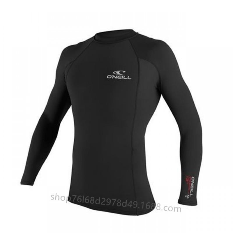 Men Women UV Protection Long Sleeve Rash Guard Surfing Dive Suit Quick Dry Snorkeling Top High Neck