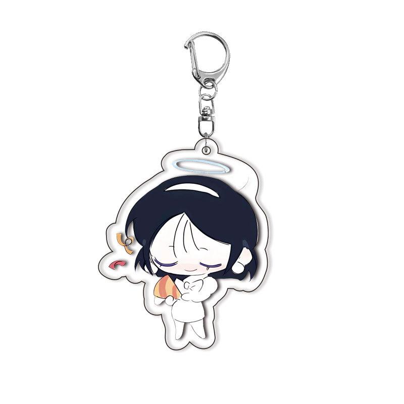 

Anime Keychain Novelty Accessory Acrylic Double Sided Keychain Creative Pendant New Stock Acrylic Double Sided Keychain 5.5CM