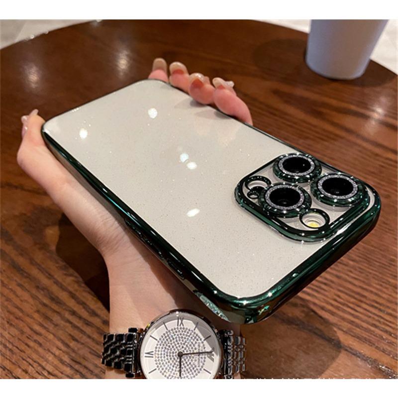 IPhone16 Starry Sky Glitter Phone Case Electroplated Tpu Soft 15, Suitable for Apple 14pro Full Anti-drop Protective Case