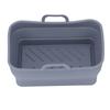 Silicone Air Cooker Pot Rectangular Fryer Liner Tray Replacement for Kitchen Cooking Accessories